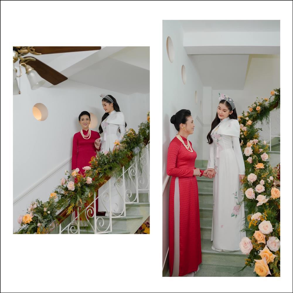 Lê Âu Ngân Anh xả hết ảnh đám hỏi, 2 chi tiết gây cười-2