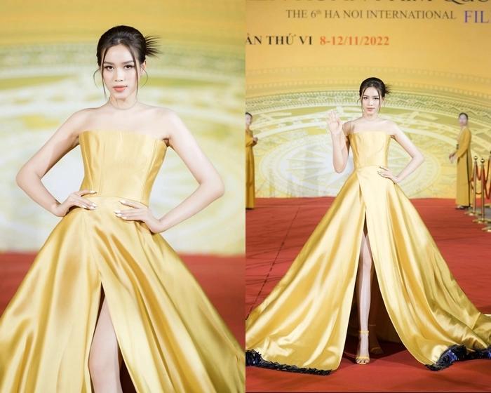 Mê màu vàng nhưng Đỗ Thị Hà vẫn có ít lần lọt hố mặc xấu-4