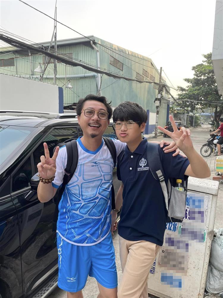 Con trai Lâm Vỹ Dạ 11 tuổi cao ngang bố, dàn sao trầm trồ-3