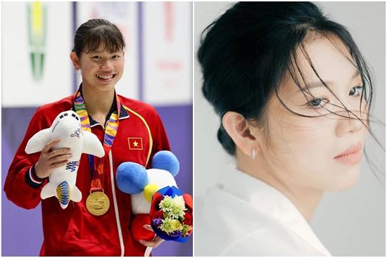 'Kình ngư' Ánh Viên gây sốt với hình ảnh nàng thơ sau khi giải nghệ