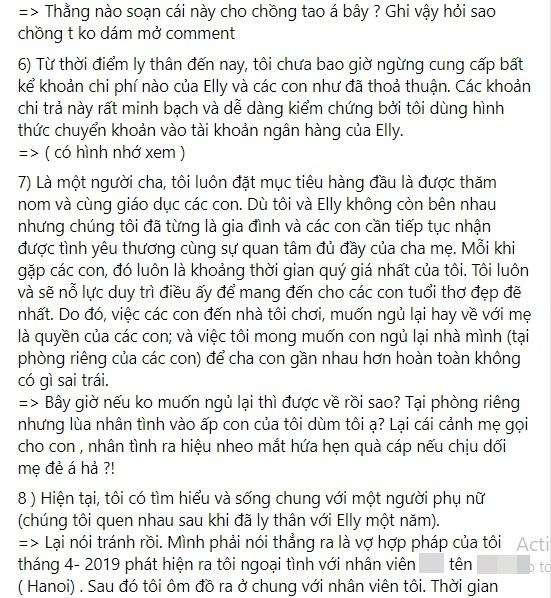 Chồng Tây làm rõ chuyện ngoại tình, Elly Trần phản ứng mạnh-10