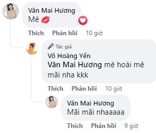 Tin showbiz Việt ngày 11/11: Văn Mai Hương mê Võ Hoàng Yến-2