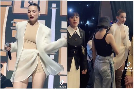 Hà Hồ mê những chiếc váy như quấn khăn để giấu vòng 2