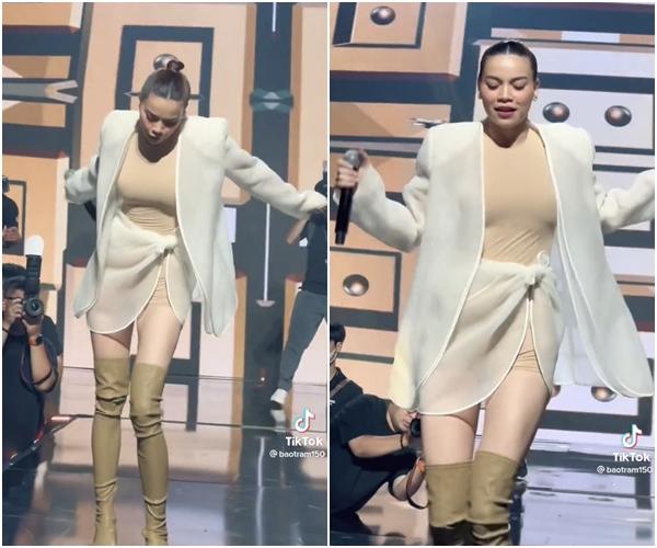 Hà Hồ mê những chiếc váy như quấn khăn để giấu vòng 2-5