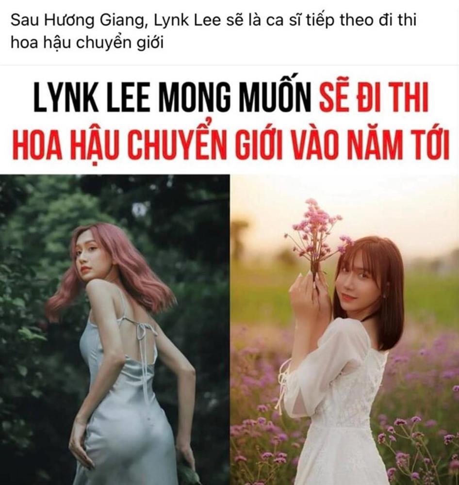 Lynk Lee nói gì trước tin đồn chuẩn bị thi Hoa hậu chuyển giới?-1