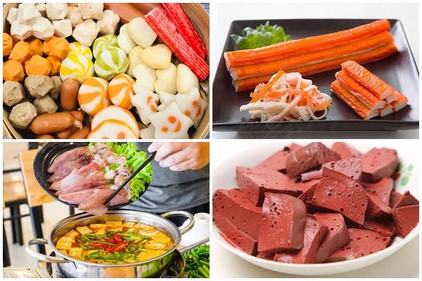 Đang ăn lẩu, thực khách tá hỏa gắp phải giẻ lau bát đen ngòm-1