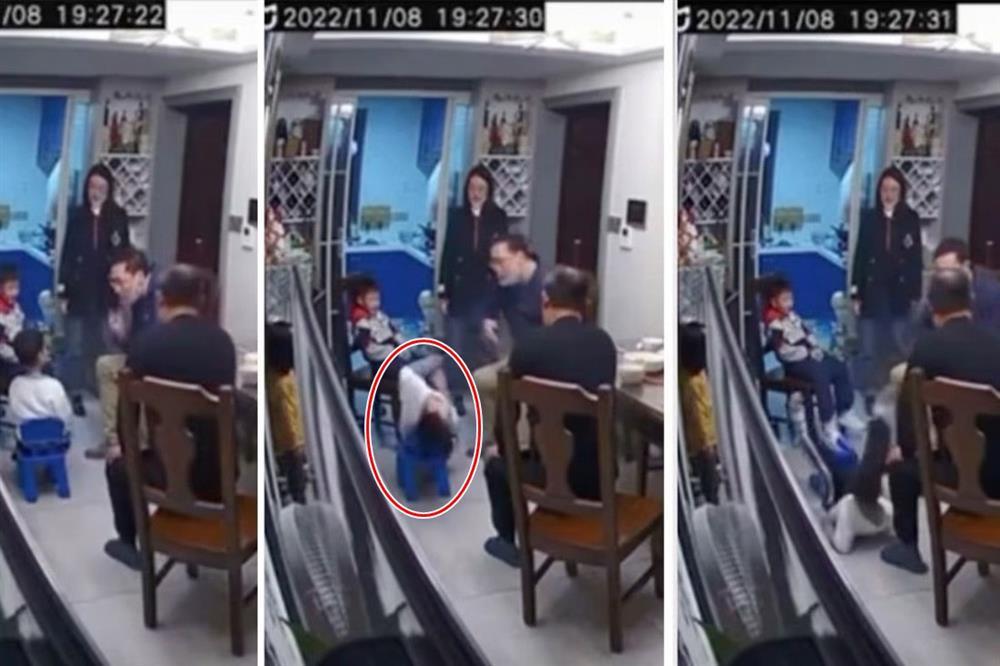 Tới tận nhà tát cháy má bé trai để trả thù cho con-1