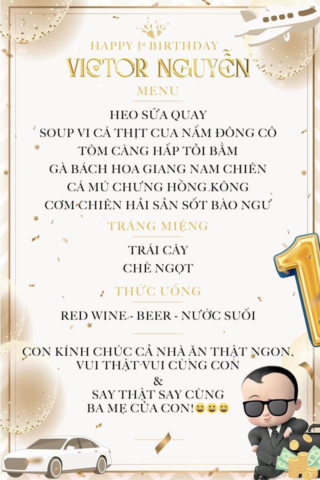 Bảo Thy say khướt ngày sinh nhật con, hé lộ thực đơn xịn xò-7