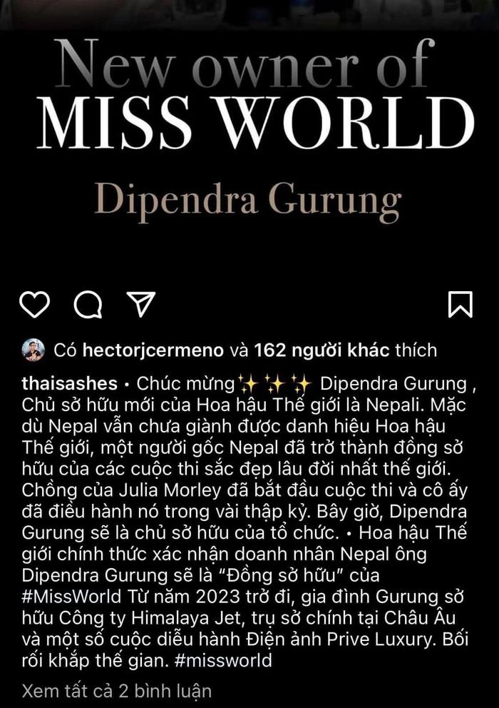 Thực hư việc Miss World đổi chủ mới: Cơ hội nào cho Mai Phương?-2
