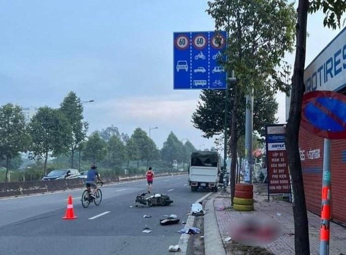 Cô gái trẻ tử vong trên vỉa hè đường Phạm Văn Đồng-1