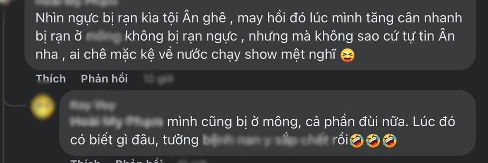 Thiên Ân mặc váy trễ nải để lộ vết rạn ngực qua cam thường-5