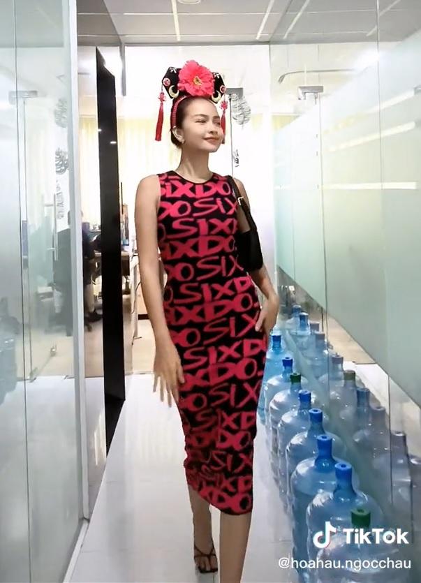 Ngọc Châu từ hoa hậu thành hoàng hậu, sang chảnh mọi nơi-2