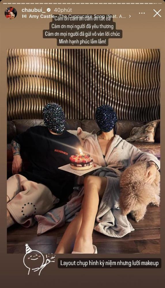 Châu Bùi đón sinh nhật tuổi 25 bên người yêu-1