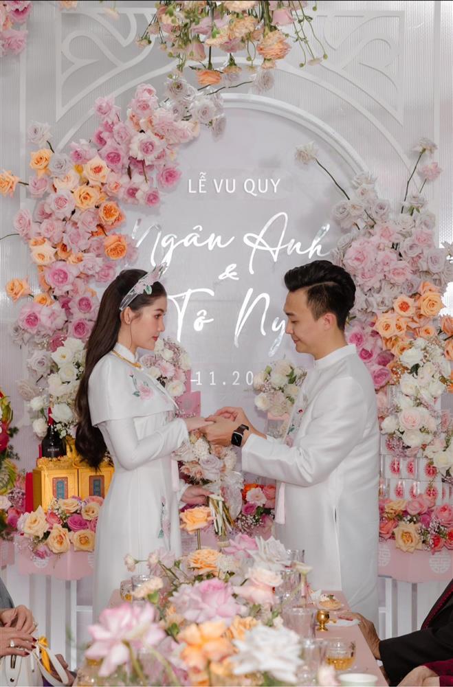 Lê Âu Ngân Anh được chồng bế bổng trong đám cưới bí mật-11