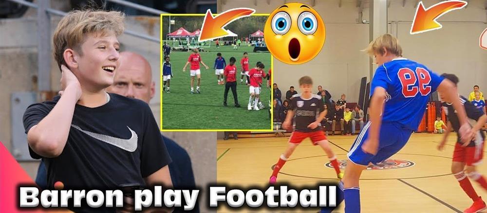 Con út nhà ông Trump nổi bật với chiều cao hơn 2m ở tuổi 16-9