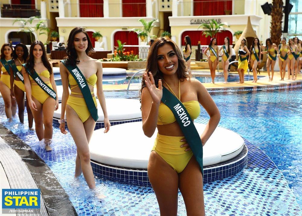 Thí sinh Hoa hậu Trái Đất 2022 lộ nhược điểm khi diễn bikini-1