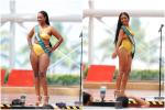 Thí sinh Hoa hậu Trái Đất 2022 lộ nhược điểm khi diễn bikini
