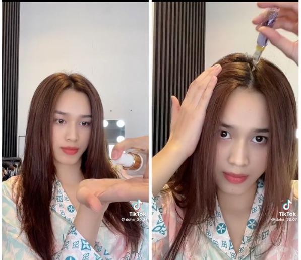 Đỗ Thị Hà cứu mái tóc rụng trầm trọng hậu Covid-19 ra sao?-9