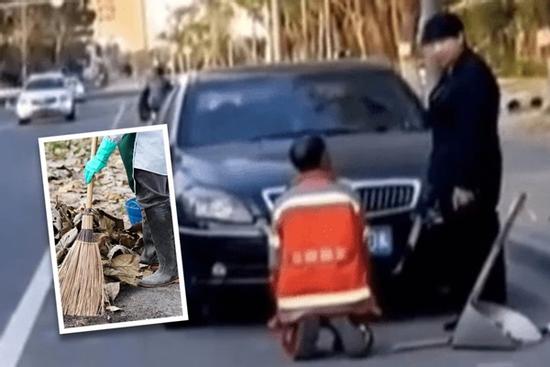 Nam lao công bị tài xế xe sang làm nhục: 'Quỳ xuống hoặc chết'