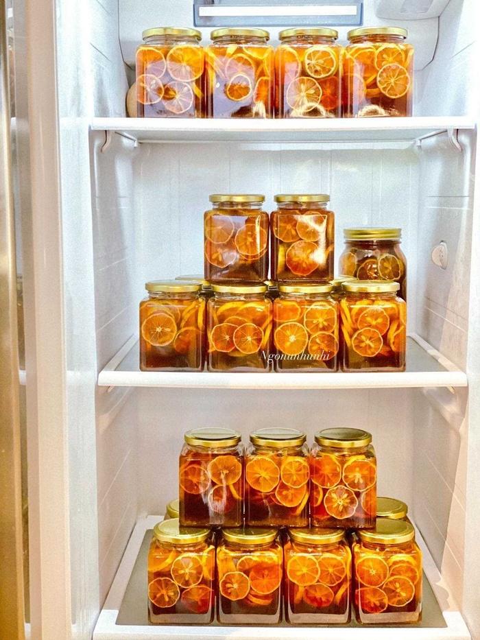 Tuyệt chiêu làm chanh đào ngâm mật ong trị ho ngày chuyển gió-6