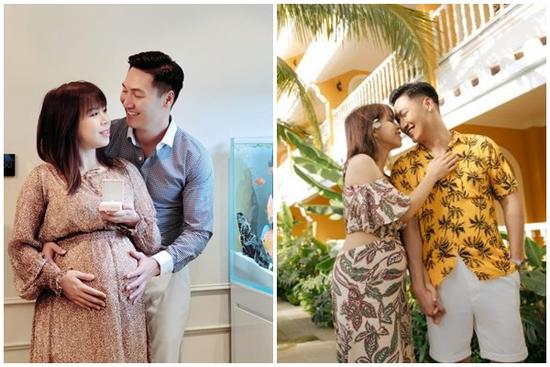 Mạnh Trường đưa vợ bầu đi du lịch, tặng quà 'khủng' lúc cận sinh