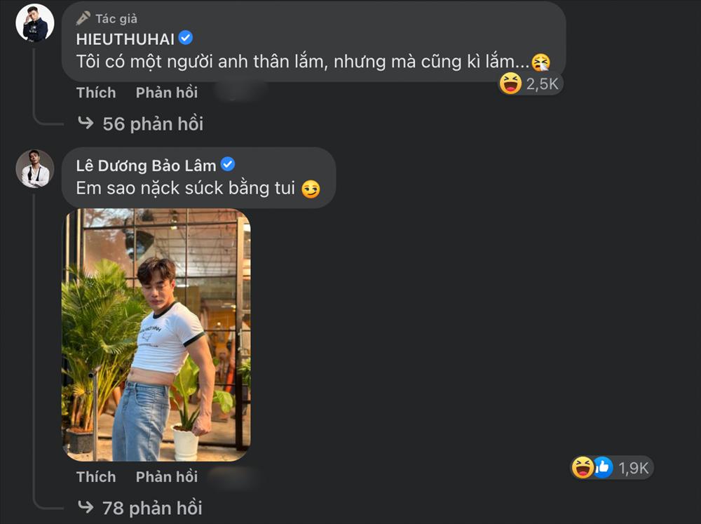 Lê Dương Bảo Lâm khoe bụng mỡ với croptop của HIEUTHUHAI-10