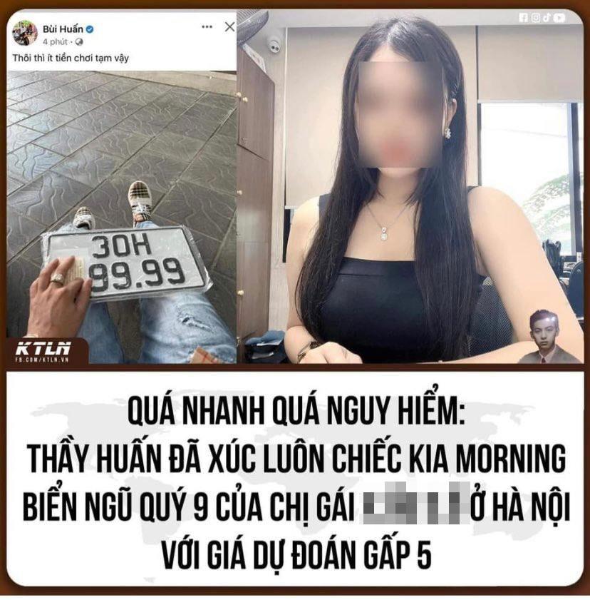 Chủ xe Kia Morning bốc được biển 99999, lại bán cho Huấn Hoa Hồng?-2