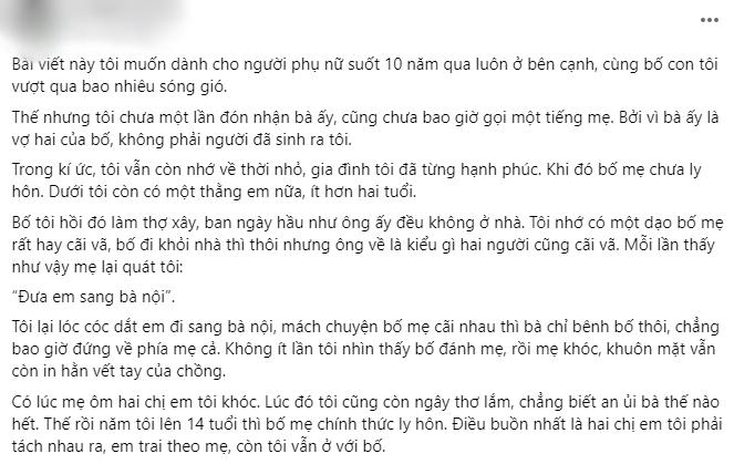 10 năm ôm hận mẹ kế, ngày cưới bà trao hồi môn con gái nghẹn ngào-1
