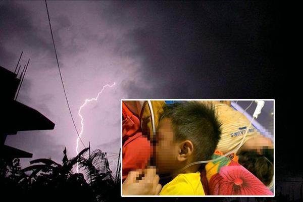 Đi hái cafe bị sét đánh, chồng chết, vợ và bé 2 tuổi bị thương nặng-1