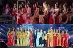 Miss Grand International chìm nghỉm giữa 13 á hậu trên sân khấu cấp tỉnh