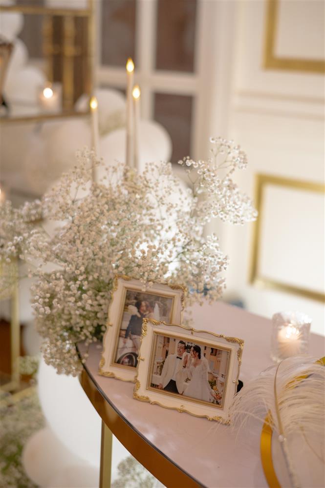 Cô dâu Lê Âu Ngân Anh xuất hiện, không gian cưới cực sang-8