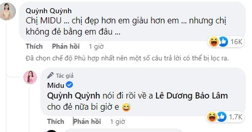 Vợ Lê Dương Bảo Lâm gây cười khi đọ sinh đẻ với Midu-3