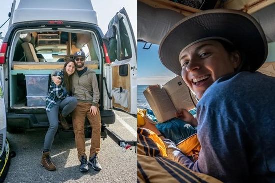 Cặp đôi sống trong xe, du lịch thế giới trong 4 năm