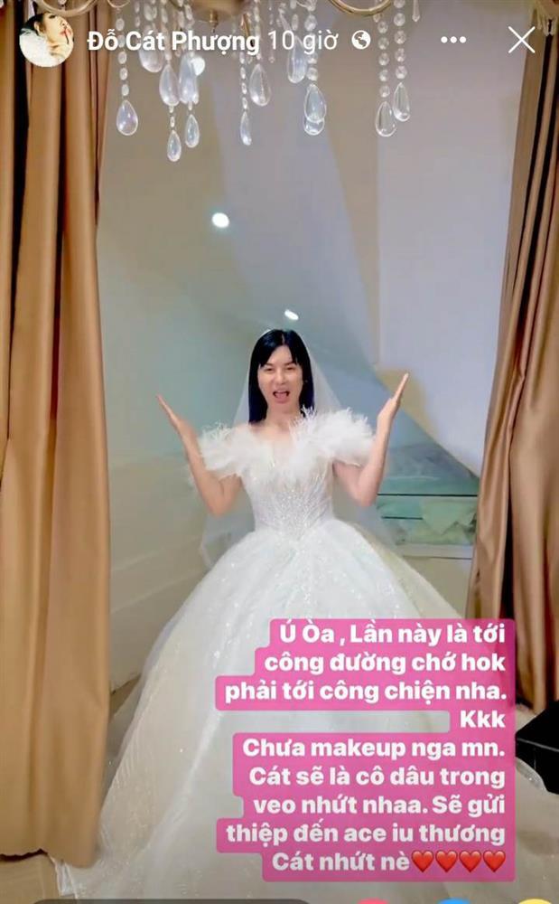 Cát Phượng mặc váy cưới: Sẽ là cô dâu trong veo nhất-3