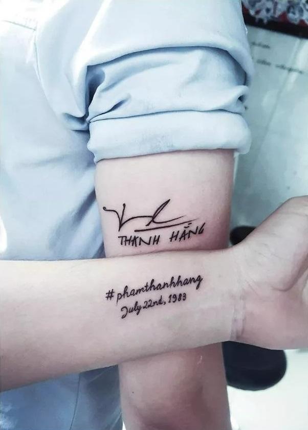 Fan cắn răng xăm hình Thùy Tiên, Hồ Ngọc Hà lên cơ thể-4