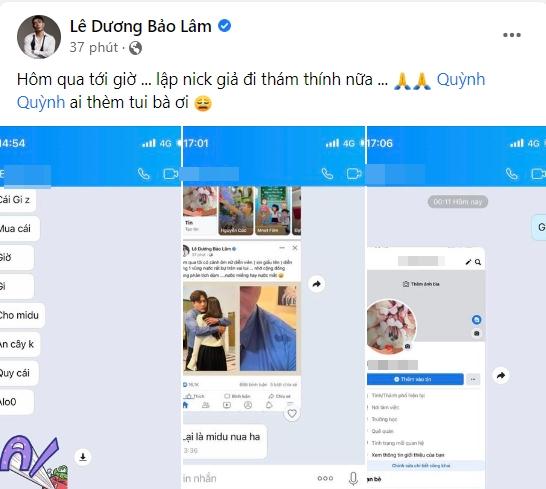 HÀI: Lê Dương Bảo Lâm nghi vợ thám thính chồng với Midu-1