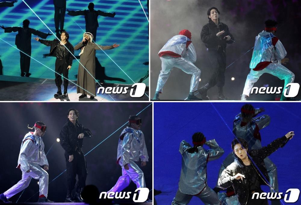 Hình ảnh em út BTS bùng nổ ở lễ khai mạc World Cup 2022-3