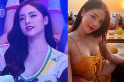 Danh tính hot girl mặc áo Brazil gây sốt ở 'Nóng Cùng World Cup'