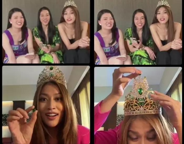 Vương miện Thiên Ân được sửa sau sự cố ở Miss Grand 2022-4