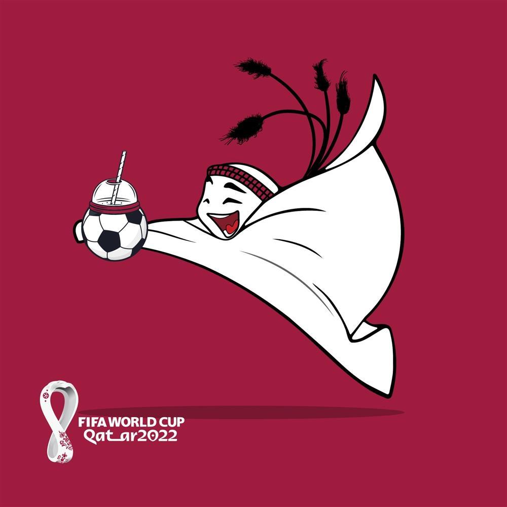 Linh vật World Cup 2022: Hồn ma hay tờ khăn giấy?-1