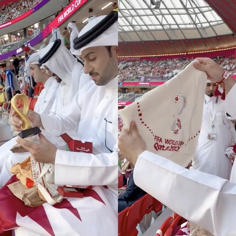 Phát sốt túi quà xịn sò tặng khán giả đến xem World Cup ở Qatar-6