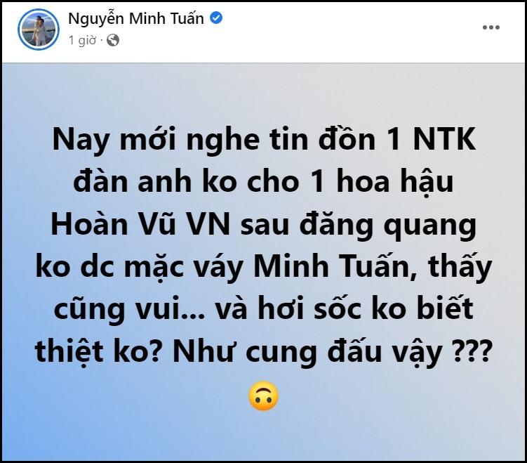 Nguyễn Minh Tuấn ám chỉ đàn anh chơi xấu, liên quan một hoa hậu?-2
