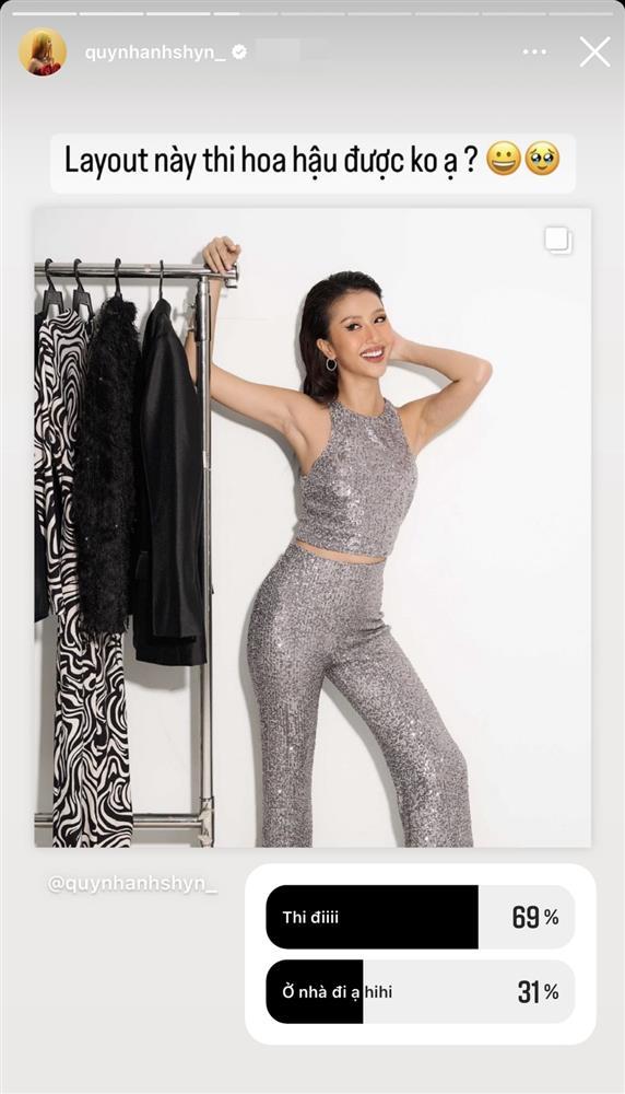 Quỳnh Anh Shyn 1m65, body mỏng dính vẫn úp mở thi Hoa hậu?-2