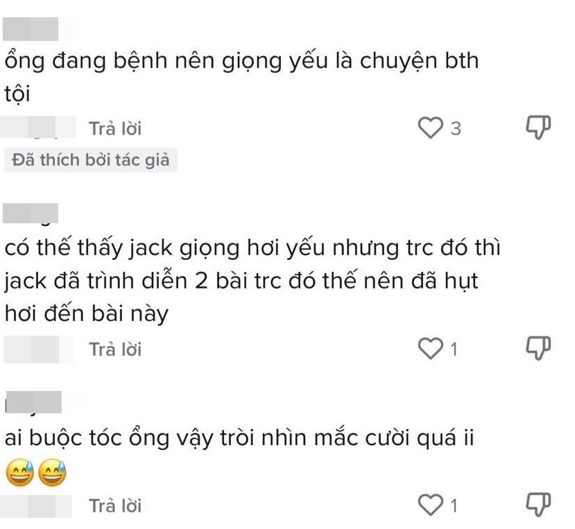 Jack hát live chênh phô, hụt hơi vẫn được fan bênh chằm chặp-4