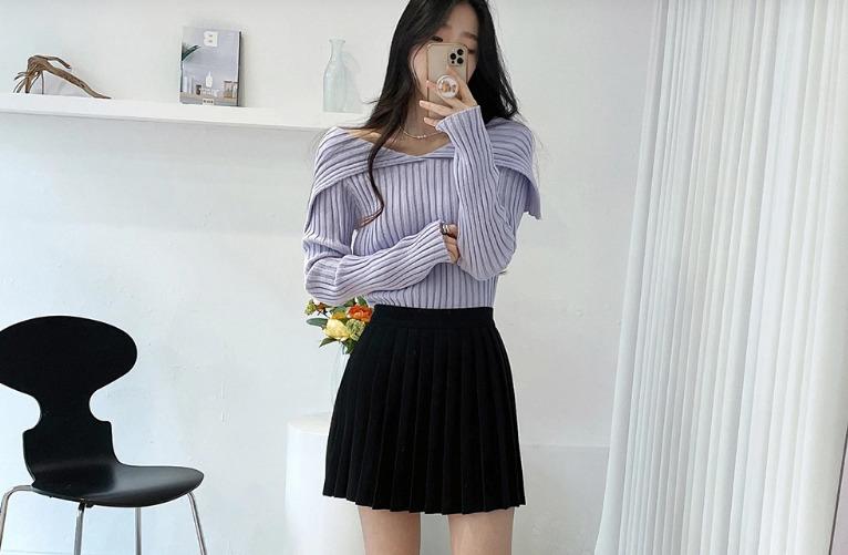 Mùa đông mặc áo len trễ vai: Tại sao không?-2