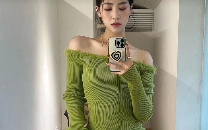 Mùa đông mặc áo len trễ vai: Tại sao không?-7