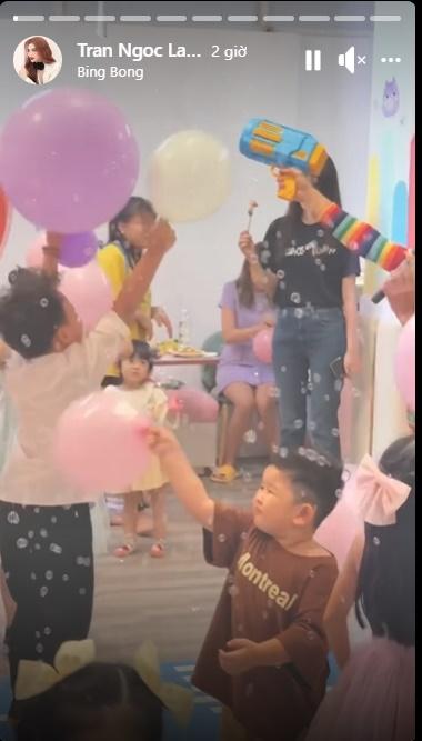 Lan Khuê làm tiệc sinh nhật linh đình cho quý tử 3 tuổi