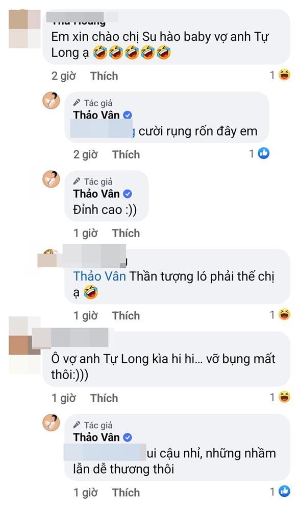 Phản ứng MC Thảo Vân khi bị nhầm thành vợ Tự Long-5