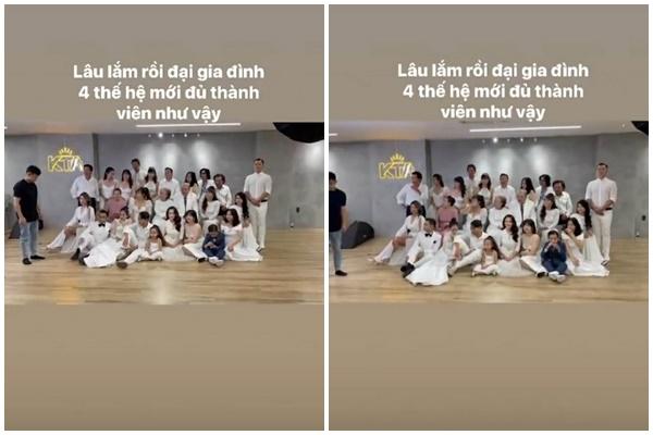 Khánh Thi - Phan Hiển chụp ảnh gia đình 4 thế hệ trước đám cưới-1