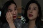 Diệp Lâm Anh khóc livestream khi bị chồng chặn xe giữa đường